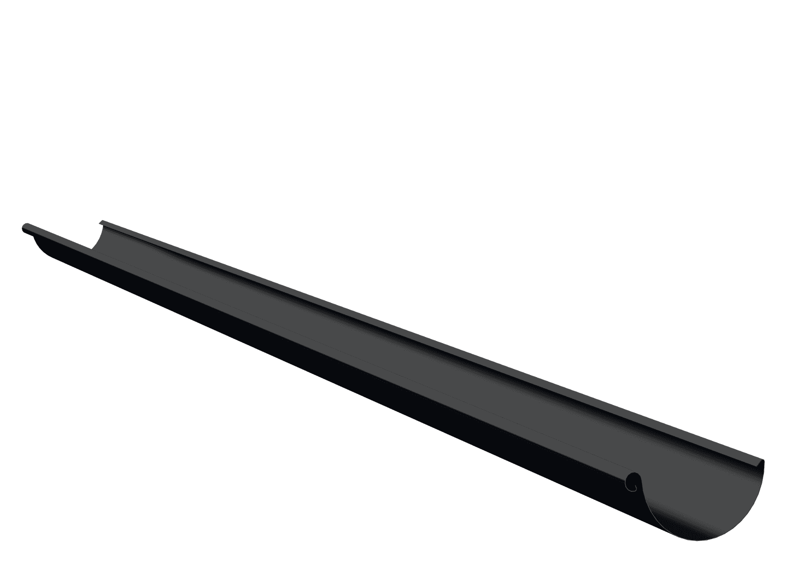 R150 Half Round Gutter - 5 Metres